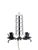 1970s Brutalist 2-Armed Wall Lamps, Poland, 1970s, Set of 2 For Sale - Image 5 of 7