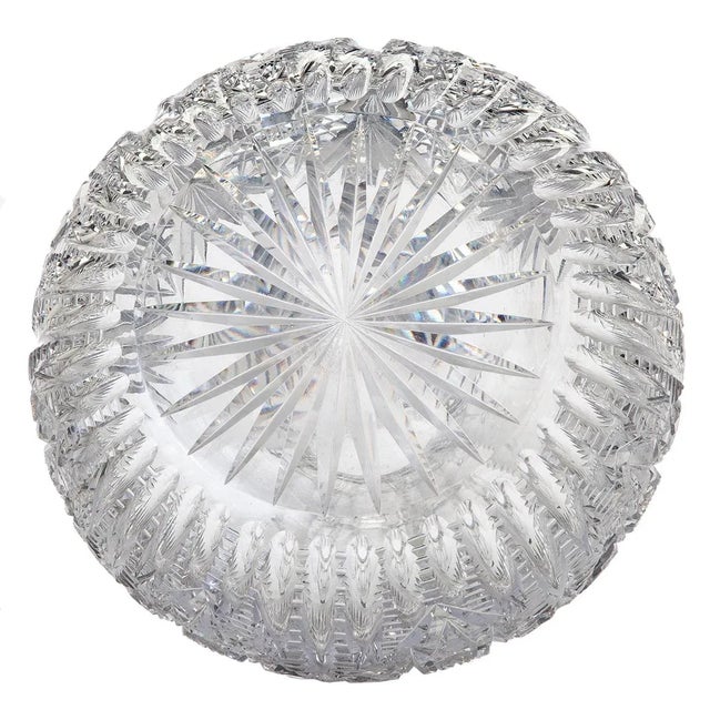 Late 19th Century Crystal Cut Flower Vase For Sale - Image 4 of 8