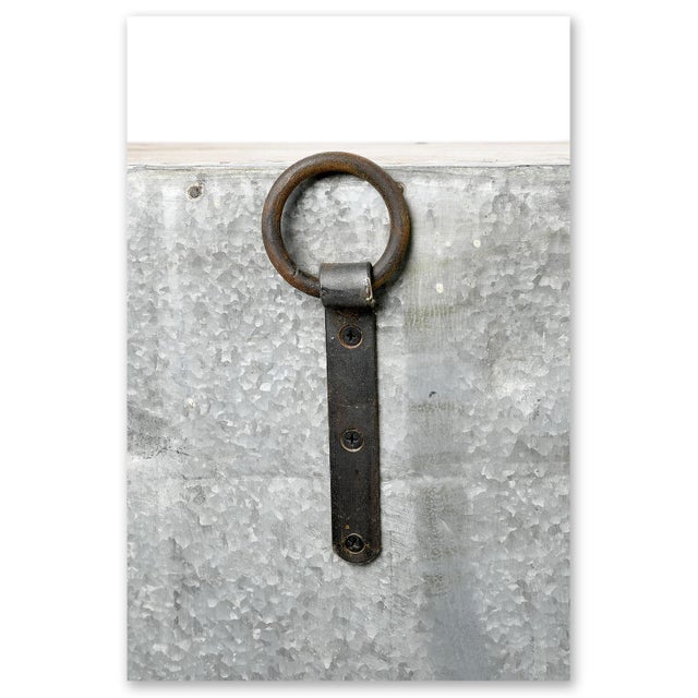 Long Wall Showcase to Hang in Wood and Zinc For Sale - Image 6 of 13