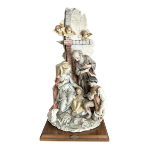 Vintage 1983 Giuseppe Armani Florence Collection Nativity Group Sculpture #619c