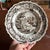 Antique Brown Transferware Staffordshire Plate, "Baker's Falls, Hudson River" For Sale - Image 14 of 14