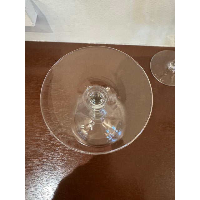 English Vintage Handblown Italian Gold Rimmed Aperitivo Glasses For Sale - Image 3 of 4