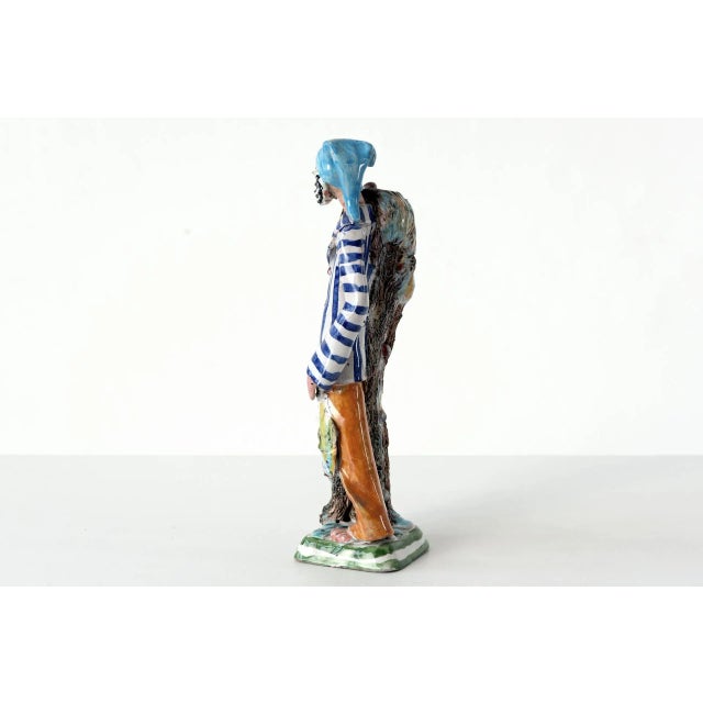 Italian Ceramic Figure by Marchese, 1950s For Sale - Image 3 of 11