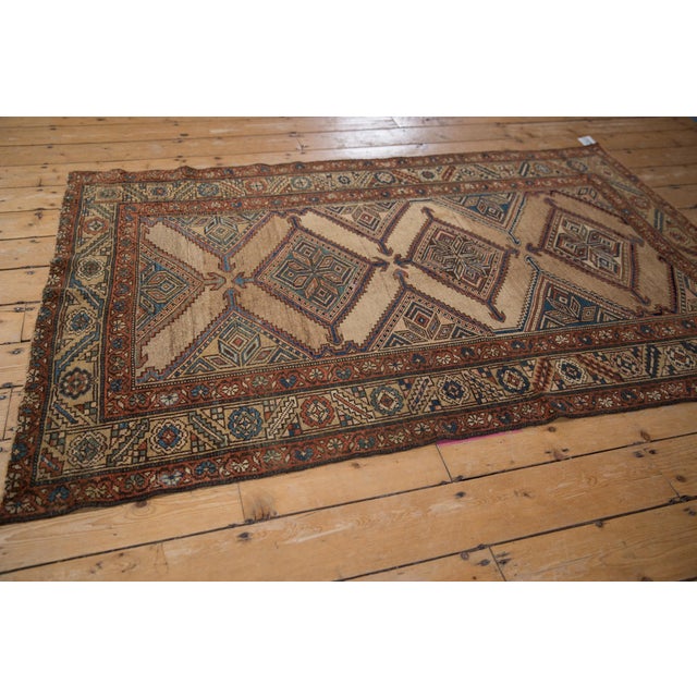Textile Antique Fine Kurd Rug - 4' x 6'5" For Sale - Image 7 of 10