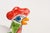 Pair of Hand Painted Vintage Italian Ceramic Rooster Compotes/Vases by De Simone For Sale - Image 10 of 18