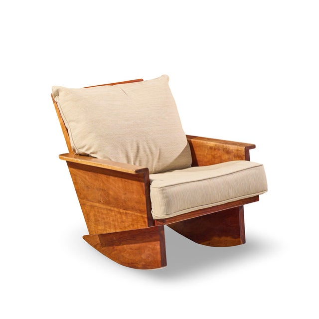 Arden Riddle S308-R Mid Century Cherry Rocking Chair For Sale - Image 9 of 10