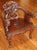 Antique Late 19th Century Meiji Japanese Dragon Carved Chair Dimensions : 26" Wide X 18" Deep X 32.5" Tall Arm height -...