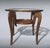 Paolo Buffa Mid 20th Century Paolo Buffa Style Art Deco Italian Walnut Side Table With Beveled Glass Top For Sale - Image 4 of 18