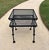 set of two woodard nesting tables. freshly sanded and painted stamped woodard larger table is 19.5 by 19.5 by 16 tall...