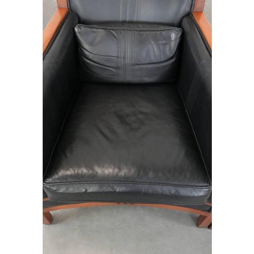 1990s Art Deco Decoforma Series Armchairs in Black Leather from Schuitema, Set of 2 For Sale - Image 5 of 18