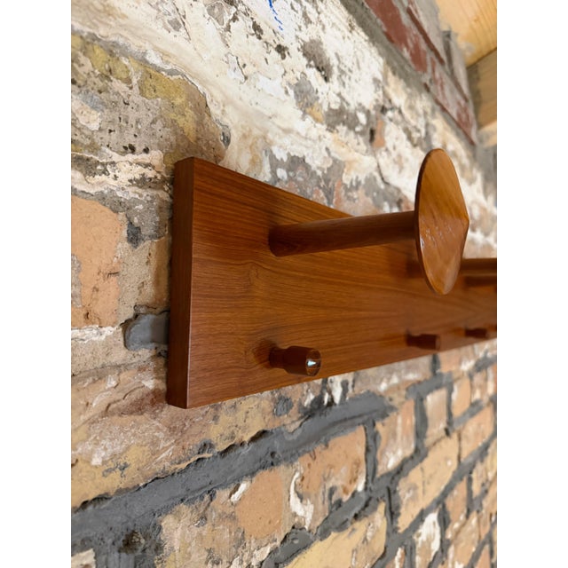Teak Coat Rack, Denmark For Sale - Image 3 of 11