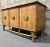 Mid Century Modern Chinoiserie Inspired Rattan Buffet / Sideboard in the Adrien Audoux & Frida Minet Style. C 1960s....