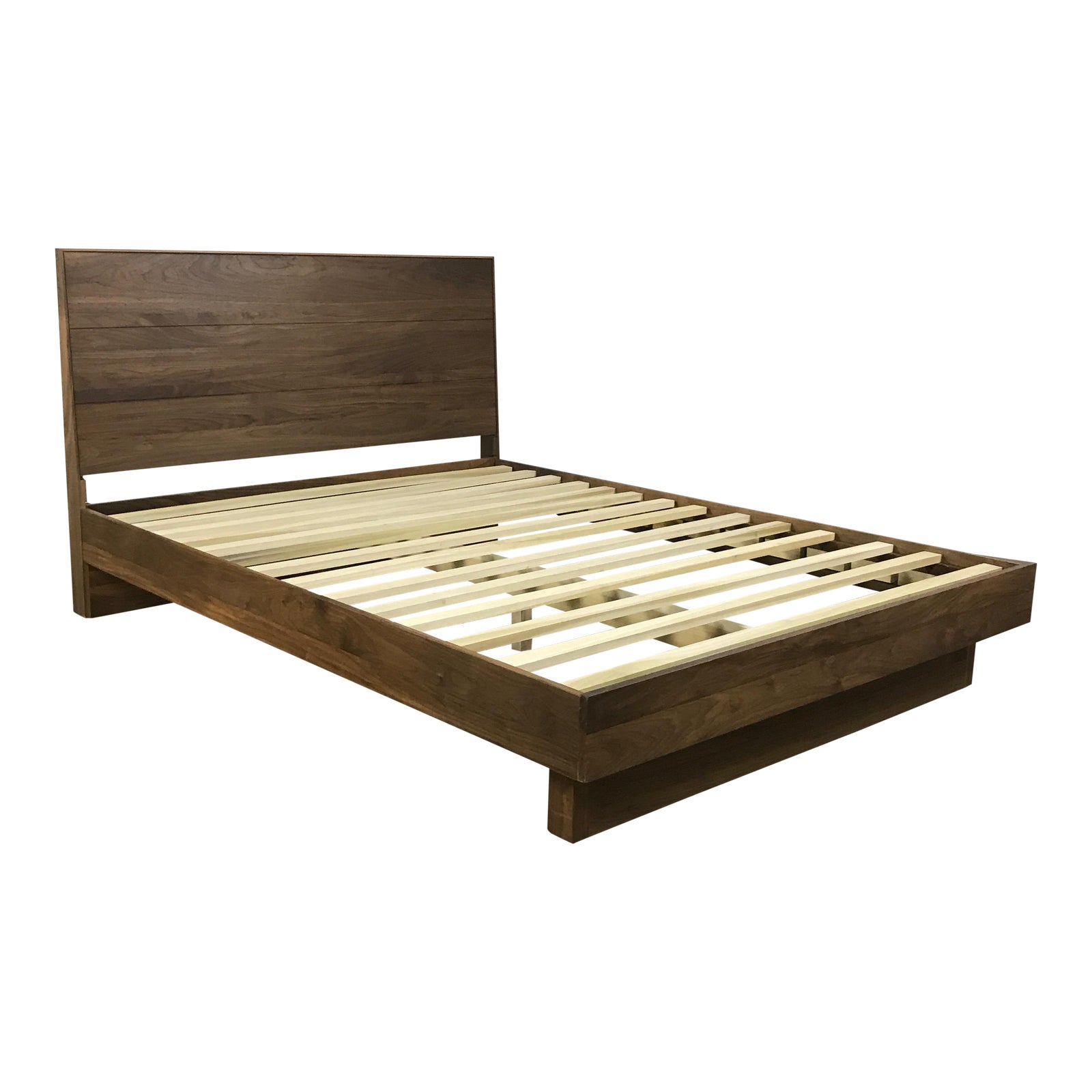 Room & Board Walnut Queen Bed Frame Chairish