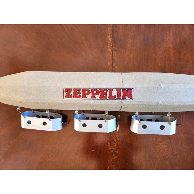 1930s Vintage Gilbert Erector Zeppelin Airship Blimp Model For Sale - Image 4 of 12