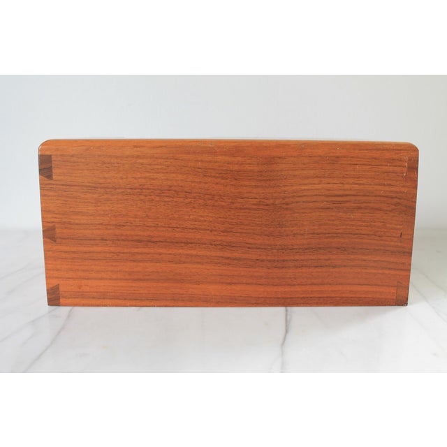 Late 20th Century Vintage Handmade Wood Tissue Box Cover For Sale - Image 5 of 10