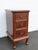 This beautiful Pair of Nightstands is made of wood, solid wood, walnut, burlwood, veneer, and metal. The Tables were...