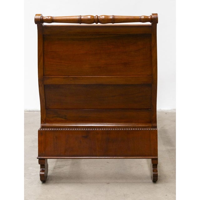 Single Boat-Shaped Bed, 1800s For Sale - Image 9 of 18