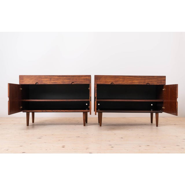 Mid-Century Modern Cabinets by H. W. Klein for Bramin, Denmark, 1960s, Set of 2 For Sale - Image 4 of 12