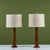 Pair of Gordon & Jane Martz Wood Table Lamps with Tile Inlay For Sale - Image 9 of 12