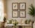 Set of 4 Vintage Continental Style Framed Natural History Prints For Sale - Image 10 of 12