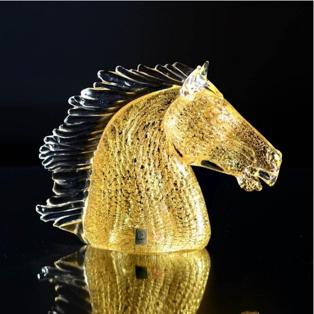 Horse Head in Murano Glass from YourMurano For Sale - Image 4 of 8