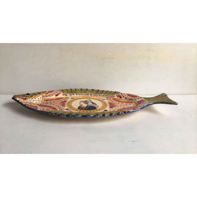 Henriot Quimper Large French Faience Fish Platter Quimper Circa 1930 For Sale - Image 4 of 9