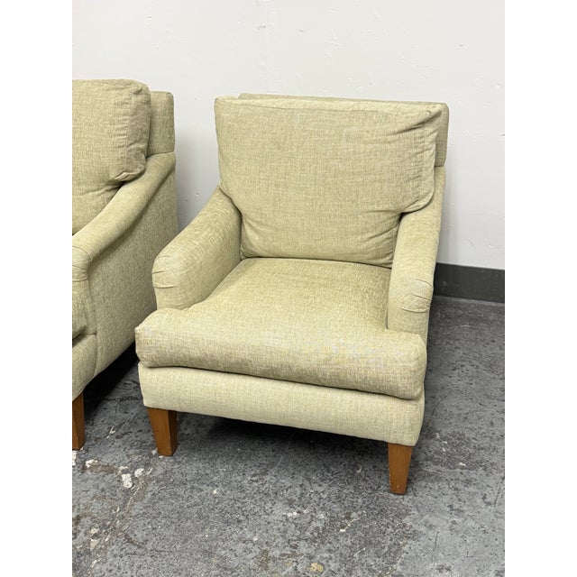 Patricia Edward Bespoke Armchairs, Pair For Sale - Image 9 of 12