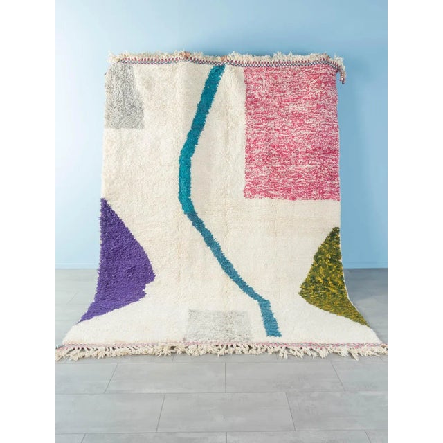 Abstraction III is a contemporary Berber rug that consists of 100% high -quality Atlas sheet - soft and cozy under your...