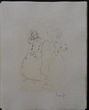 Léonor Fini, La soirée mondaine, Etching