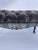 Vintage Carved Wood Crushed Velvet Tufted Bench For Sale - Image 4 of 5