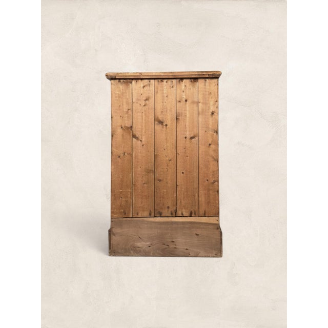 Early 19th Century Antique English Pine Apothecary Drawer Cabinet For Sale In Tampa - Image 6 of 6