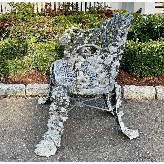 Cast Iron Grapevine Garden Bench Settee John McLean New York Circa 1875 For Sale In New York - Image 6 of 14