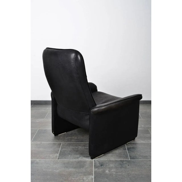 1980s Black Leather DS50 Armchair from de Sede, 1980s For Sale - Image 5 of 11