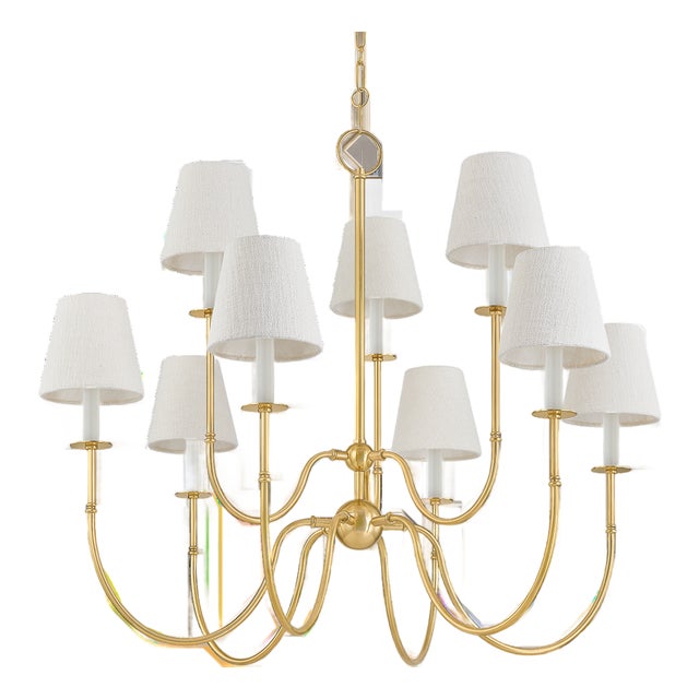 Amina Chandelier, Hudson Valley Lighting, 9 Light, 39.25" Wide For Sale