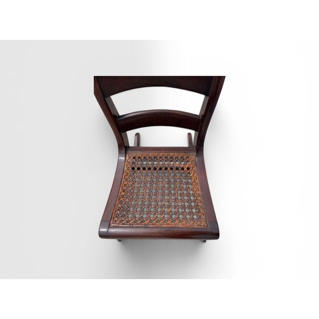Antique Child’s Cane Seating Rocking Chair, Circa 1900 For Sale In West Palm - Image 6 of 11