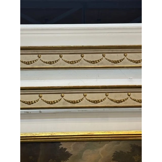 Pair of 19th Century Italian Carved and Parcel Gilt Window Valences For Sale - Image 4 of 6