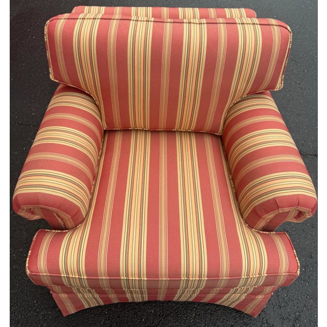 Textile Masterfield Furniture Upholstered Chair For Sale - Image 7 of 9