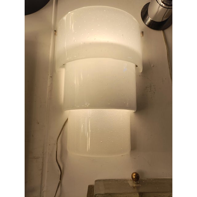 1970s Vintage Murano Glass Wall Lamp from Mazzega, Italy, 1970s For Sale - Image 5 of 8
