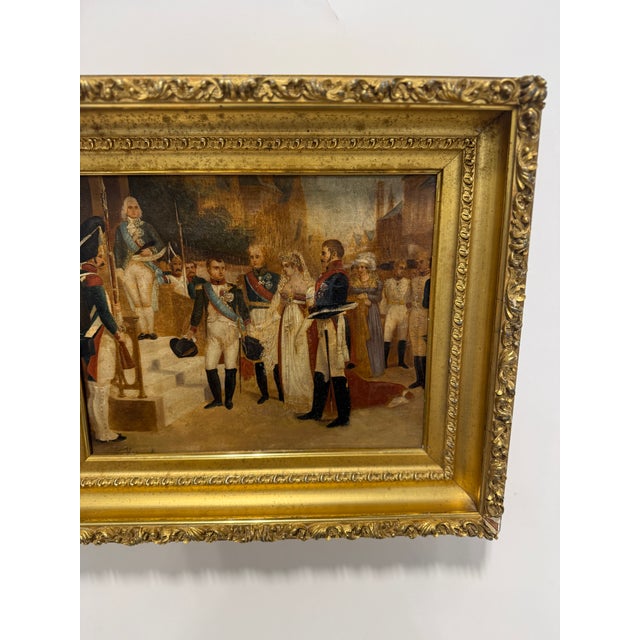 19th Century After Nicolas Gosse (1787–1878) Napoleon I Receiving Queen Louise of Prussia For Sale - Image 5 of 8