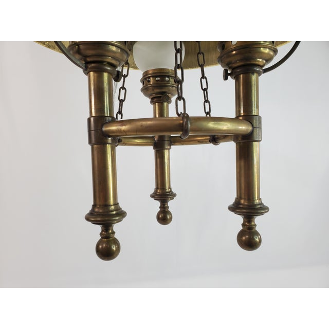 Vintage Brass Chapman Billiard Bouillotte Gaming Lamp For Sale - Image 11 of 13