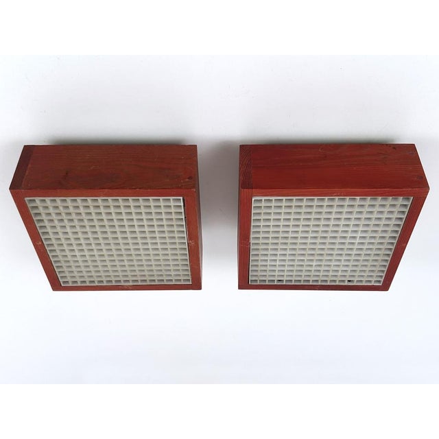 Mid-Century Modern Swedish Flush Mounts in Pine, 1970s, Set of 2 For Sale - Image 12 of 18