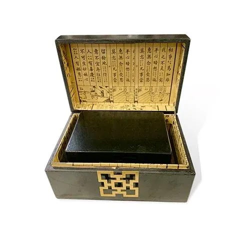 Early 21st Century Asian Style Black Jewelry Boxes - Set of 3 For Sale - Image 5 of 6