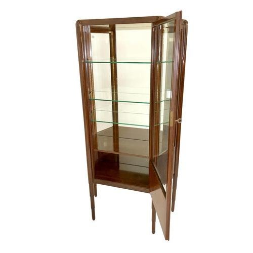 Glass Art Deco Display Cabinet, France, 1925 For Sale - Image 7 of 8