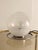 Mid-Century Modern Vintage Spherical Blown Glass Table Lamps, Set of 2 For Sale - Image 3 of 9