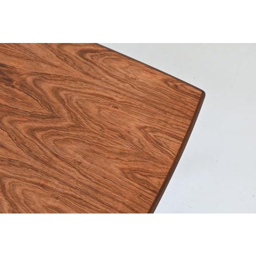 Sculptural Rosewood Coffee Table attributed to Karl-Erik Ekselius, Sweden, 1960s For Sale - Image 10 of 18