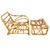 Restored Mid-Century 3-Stand 1949er Reed Rattan Chaise Lounge W/ Ottoman For Sale - Image 12 of 16
