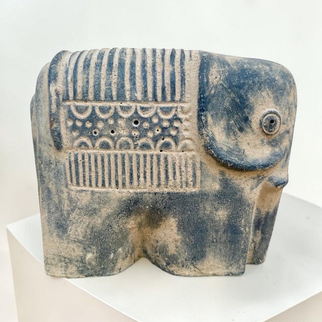 American Early 20th Century Central American Elephant Sculpture For Sale - Image 3 of 9