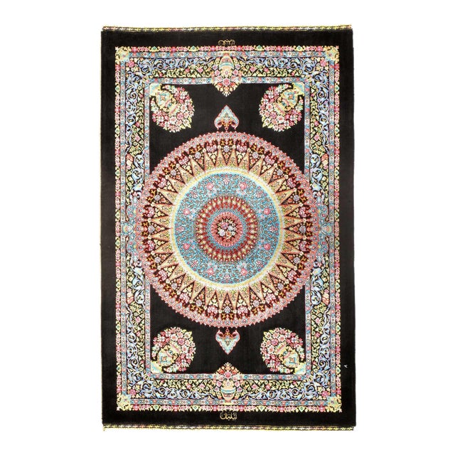 Pasargad DC Exquisite Design Paris Palace Fine Power Loom V.Silk Rug For Sale