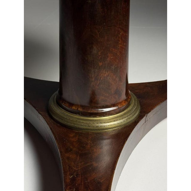 Brown Mahogany Center Table, 19th Century For Sale - Image 8 of 18