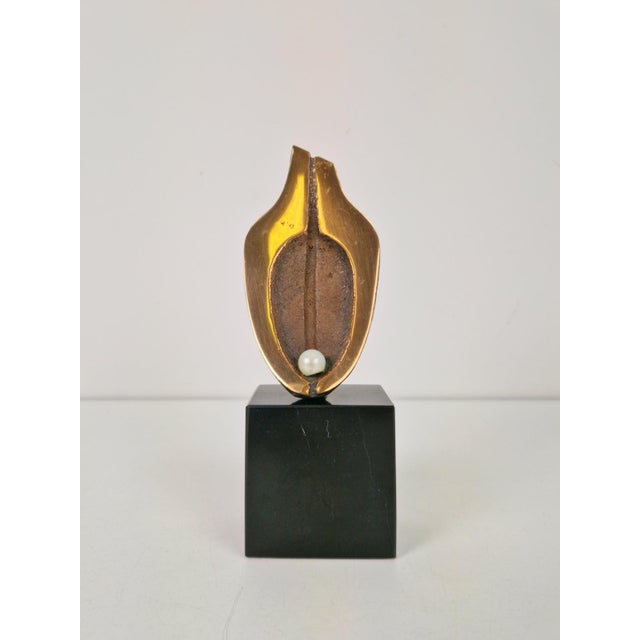 Bronze Sculpture on Stone Base by Willy Ceysens, 1970 For Sale - Image 9 of 9